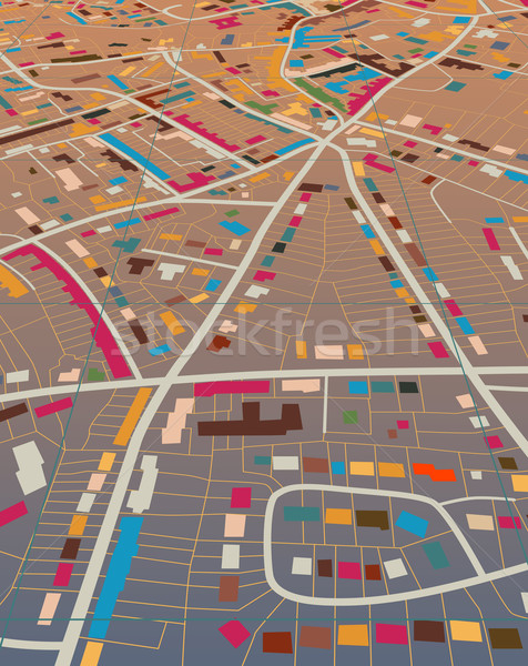Color town Stock photo © Tawng