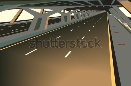 Covered highway Stock photo © Tawng