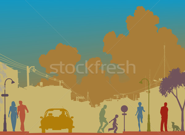 Colorful street Stock photo © Tawng