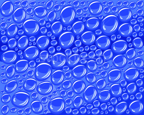 Vettore design gocce di pioggia blu superficie Foto d'archivio © Tawng