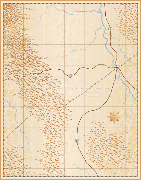 Old map Stock photo © Tawng
