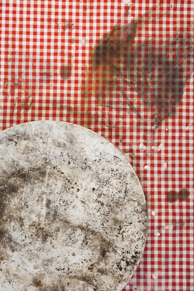 Koszos tányér ruha közelkép öreg foltos Stock fotó © Tawng