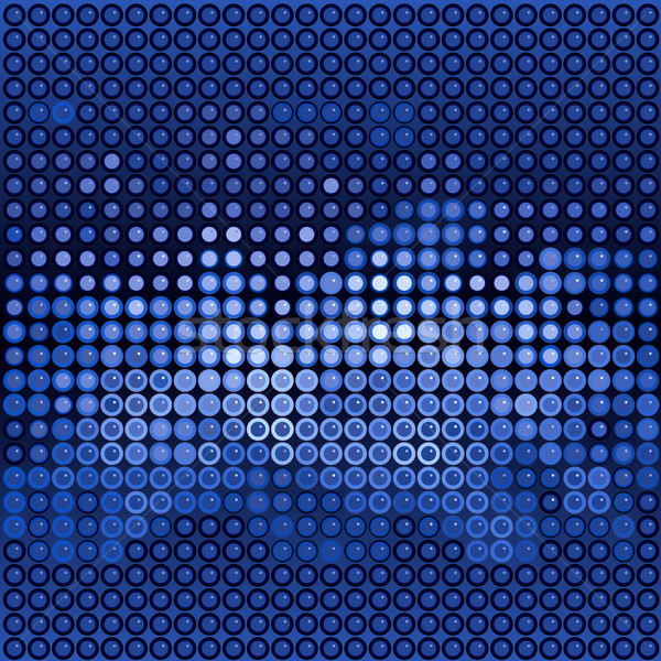 Niebieski połysk streszczenie circles wzór Zdjęcia stock © Tawng