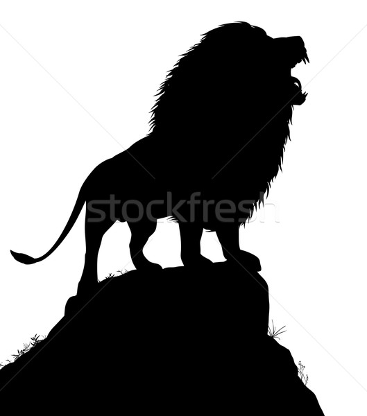 Lion roar Stock photo © Tawng