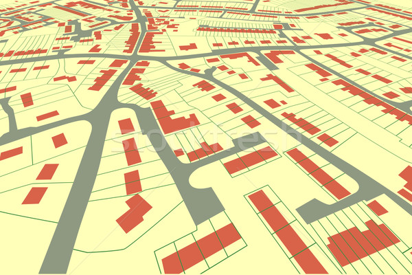 Streetmap perspective Stock photo © Tawng