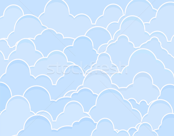 Blue clouds Stock photo © Tawng