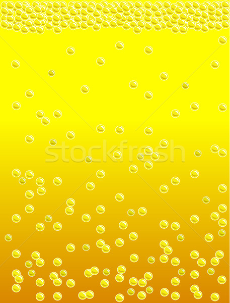 Bier abstract vector ontwerp bubbels Stockfoto © Tawng