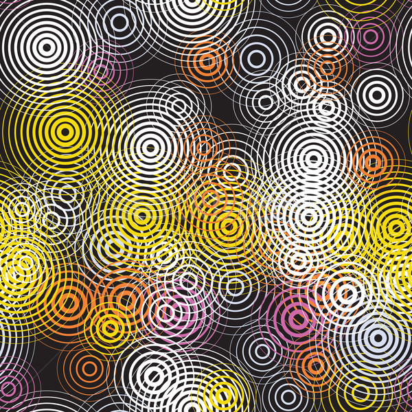 Cirkels naadloos tegel vector concentrisch Stockfoto © Tawng