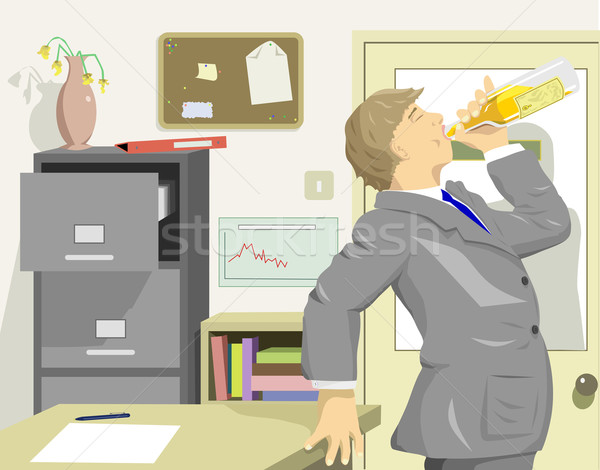 Office drinker Stock photo © Tawng