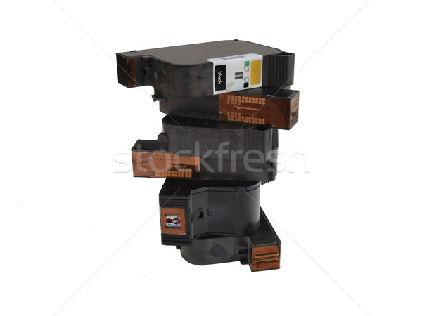 used ink cartridges 2 Stock photo © tdoes