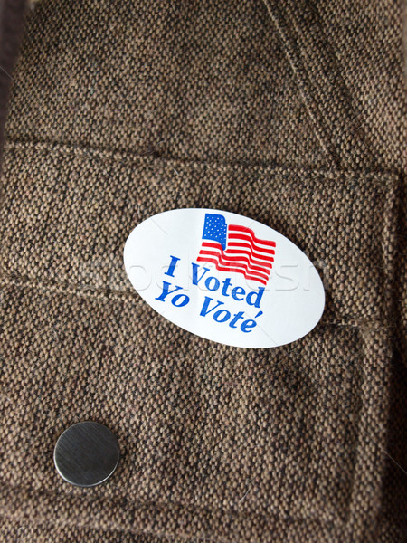 I voted sticker2 Stock photo © tdoes