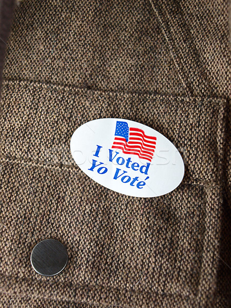 I voted sticker2 Stock photo © tdoes
