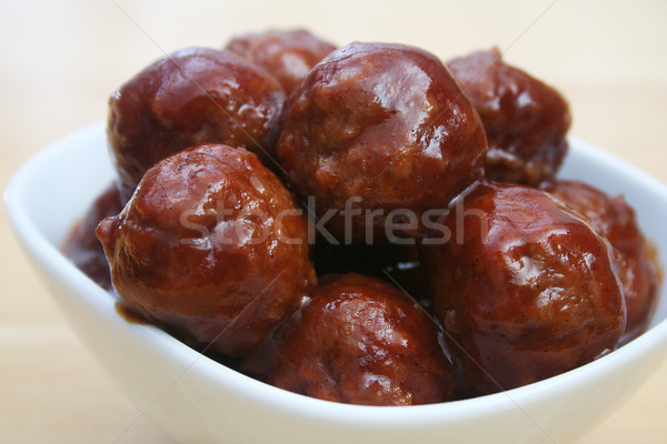 Glazed Meatballs Stock photo © TeamC