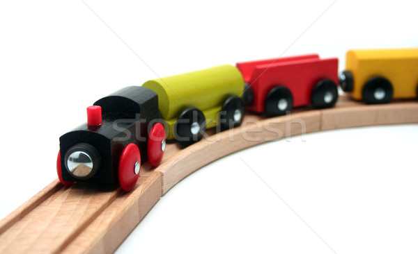 Isolated Toy Train Stock photo © TeamC