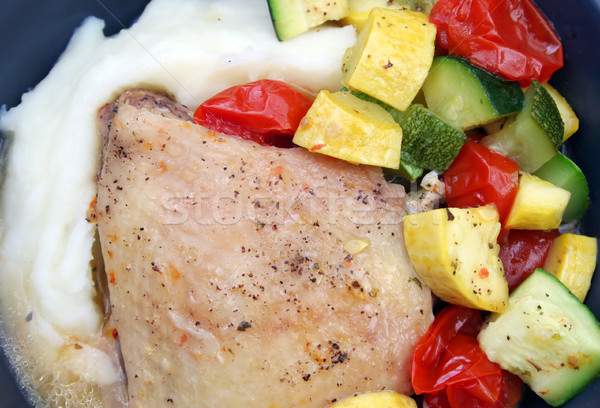 Braised Mediterannean Chicken Stock photo © TeamC
