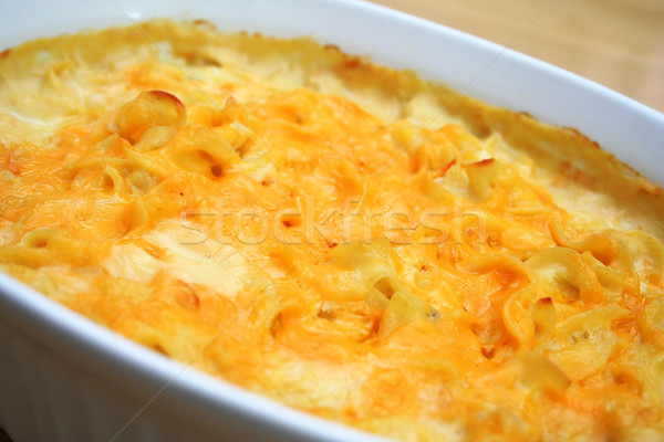 Cheesy Noodle Casserole Stock photo © TeamC