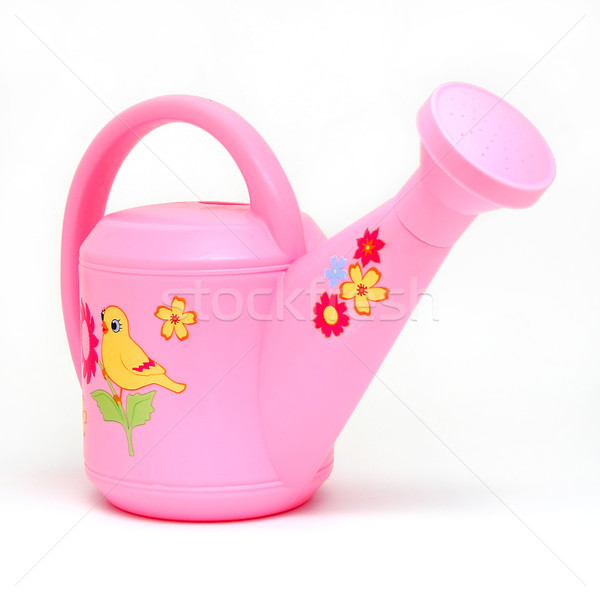 Isolated Pink Watering Can Stock photo © TeamC