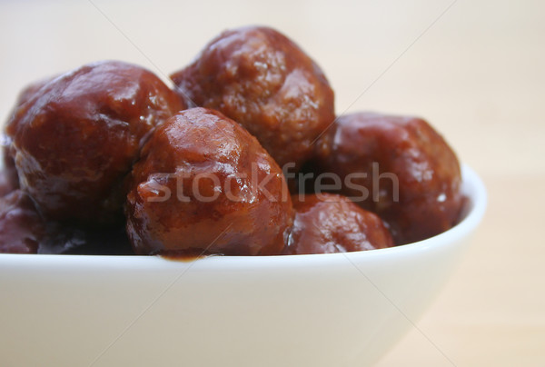 Stock photo: Glazed Meatballs