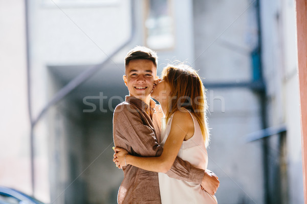 couple in the street Stock photo © tekso