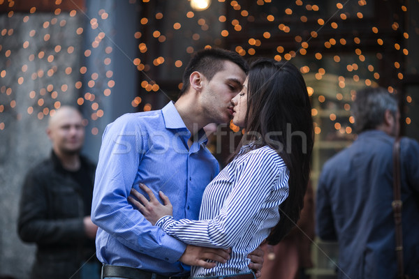 Couple  in the city Stock photo © tekso