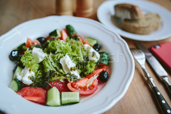 Stock photo: vegetarian breakfast in the morning