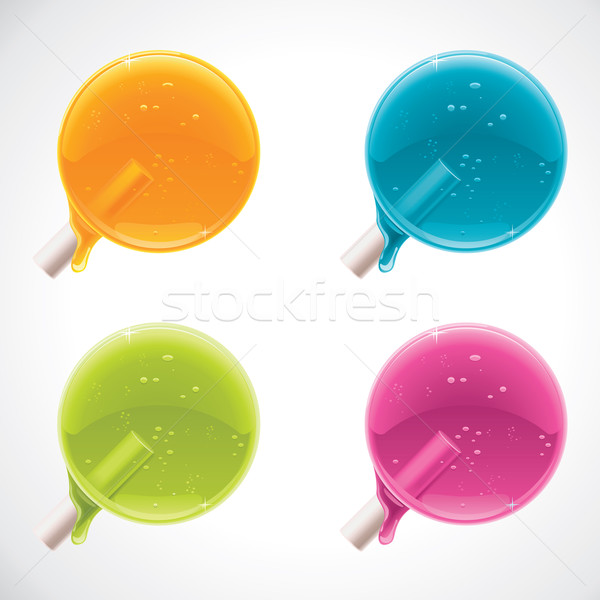 Vector colorful lollipops  Stock photo © tele52
