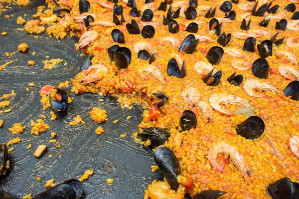 Seafood Paella Stock photo © tepic