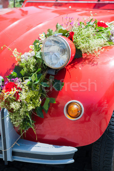 Front of a wedding car Stock photo © tepic