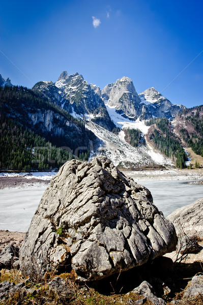 Big Rock in the Mountains Stock photo © tepic
