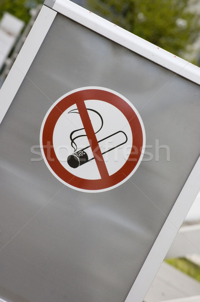 No Smoking Shield Stock photo © tepic