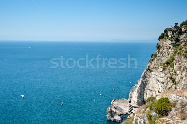 Cliffs on the Coastline of Amalfi Stock photo © tepic