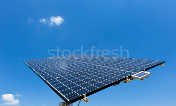 Solar Panel with blue Sky Stock photo © tepic
