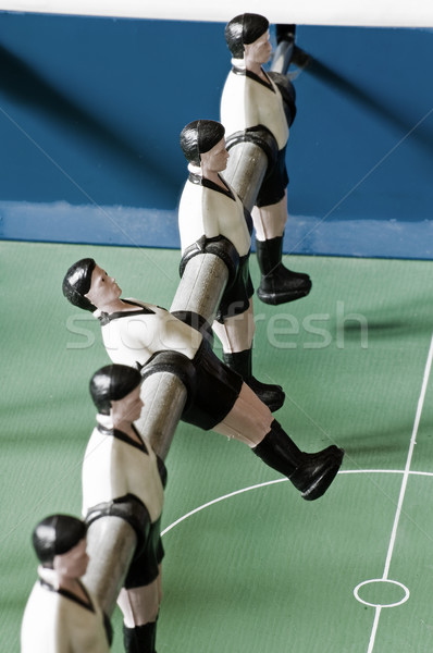 Uno caída fuera fútbol blanco fútbol Foto stock © tepic