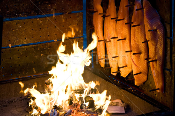 Smoked Salmon Stock photo © tepic