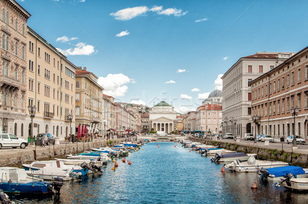 Canal Grande in Trieste Stock photo © tepic