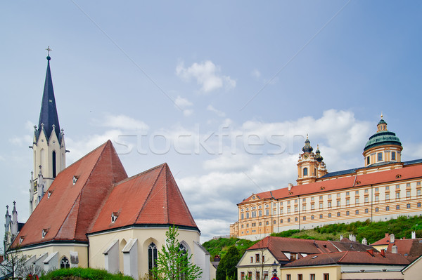 Abbey and Church of Melk Stock photo © tepic