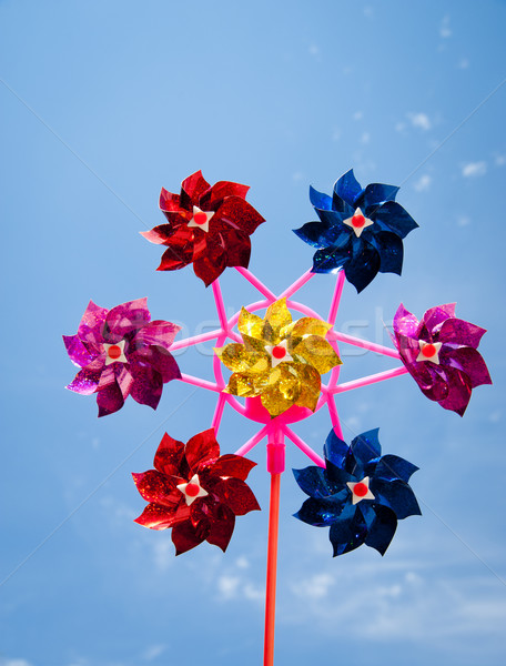 Wind wheel with Blue Sky Stock photo © tepic