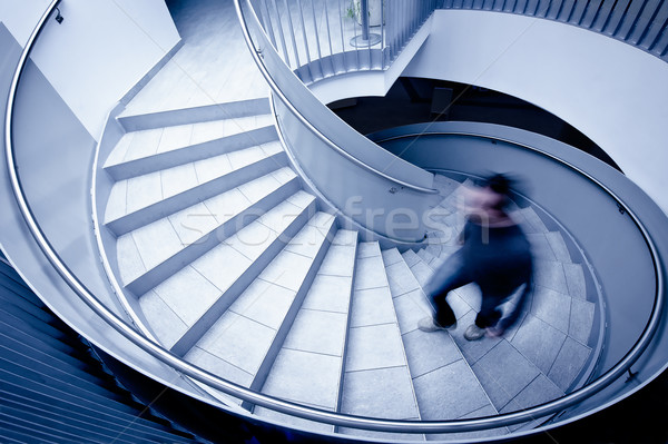 Man walking up Steps Stock photo © tepic