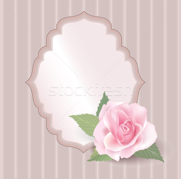 Floral background. Flower bouquet cover. Flourish greeting card Stock photo © Terriana