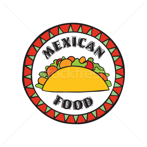 мексиканская кухня икона традиционный кухня Мексика кафе Сток-фото © Terriana