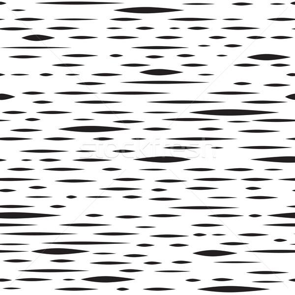 Abstract irregular blot seamless pattern. Black and white stripe Stock photo © Terriana