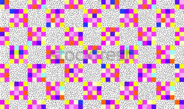 l Abstract geometric seamless pattern. Stylish dotted pixel background Stock photo © Terriana