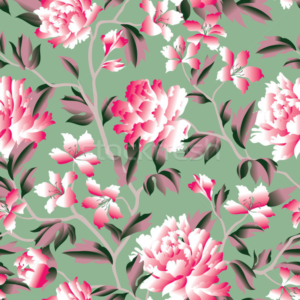 Floral seamless pattern. Flower background. Flourish garden texture Stock photo © Terriana