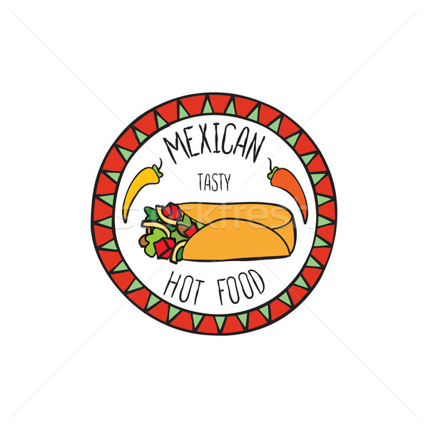 Foto stock: Mexicano · alimentos · garabato · símbolo · forma · signo
