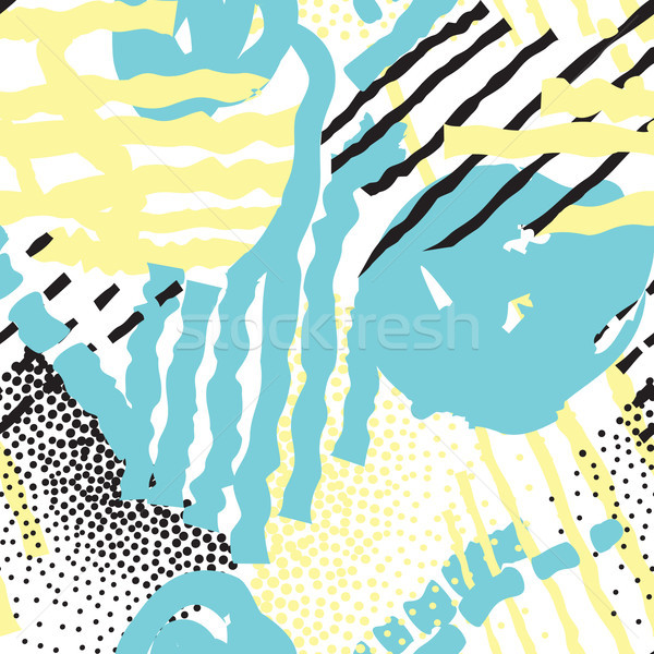 Abstract seamless pattern Blots, lines, dots background Stock photo © Terriana