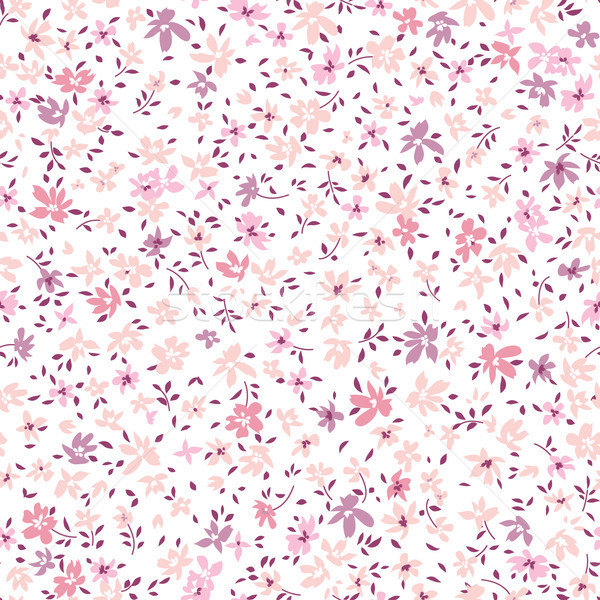 Floral seamless pattern. Flower background. Ornamental fabric retro painting Stock photo © Terriana