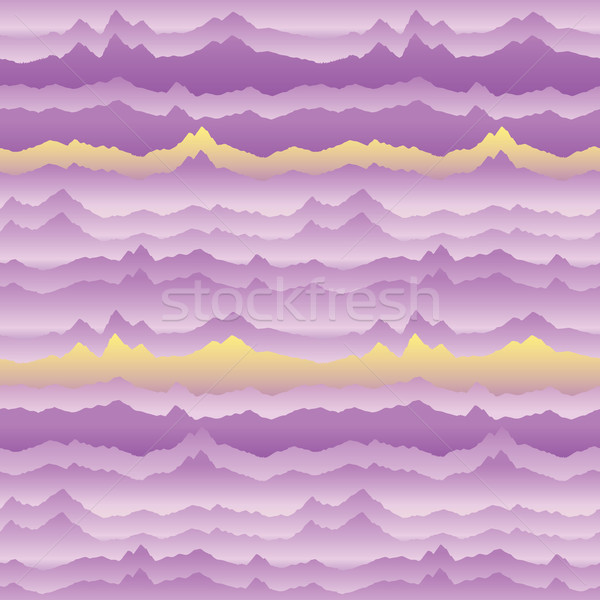 抽象的な 波状の カーディオ 効果 未来的な ストックフォト © Terriana