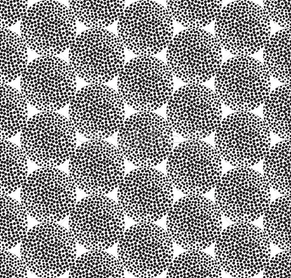 Stock photo: Abstract spot seamless pattern. Geometric round shape dotted texture