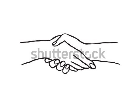 Business people shaking hands. Colaboration concept. Teamwork sign Stock photo © Terriana