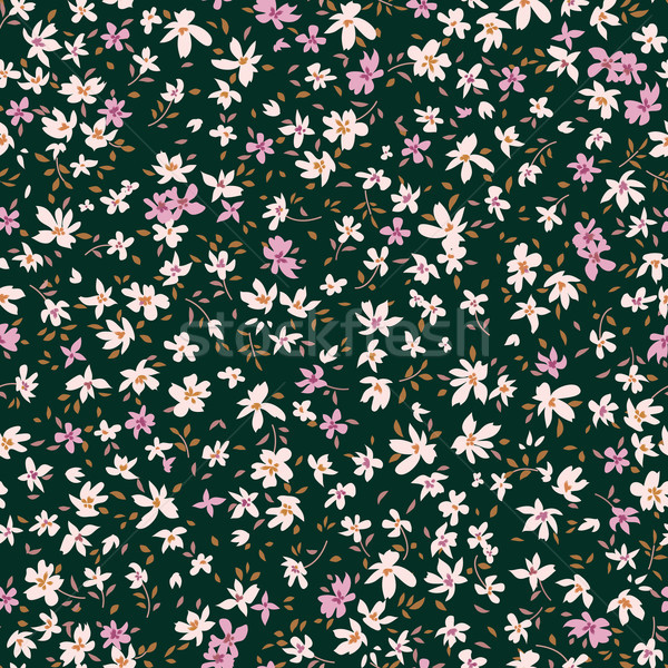 Floral seamless pattern. Abstract ornamental flowers. Flourish d Stock photo © Terriana